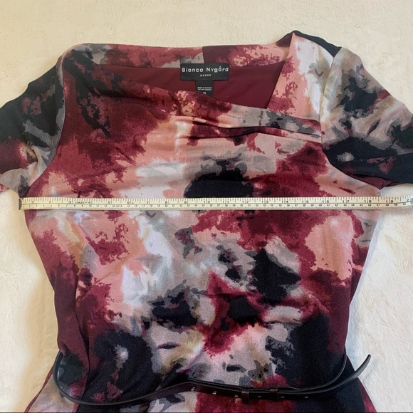 💥2/$30 Bianca Nygard 🇨🇦 Jewel Tone Knit Dress sz10 - Picture 7 of 13